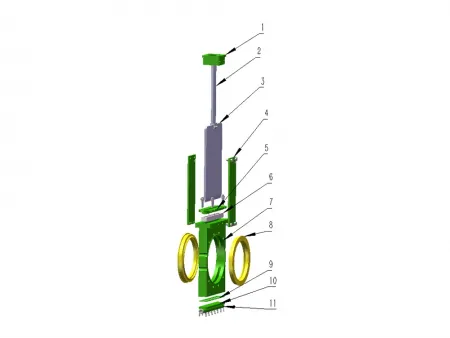 Wear-Resisting Knife Gate Valve  (Large Diameter Slurry Valve, 80-500 mm)