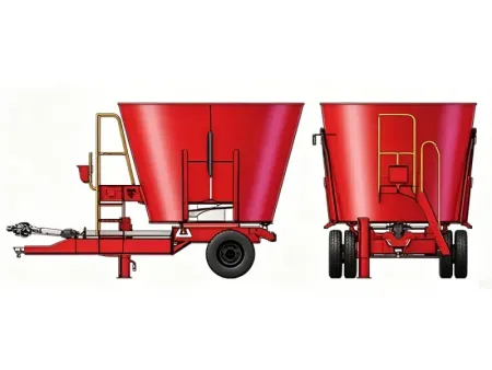 Trailed TMR Mixer, 6 to 12m³