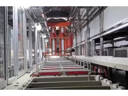 Automated Barrel Plating Line (Overhead Hoist)