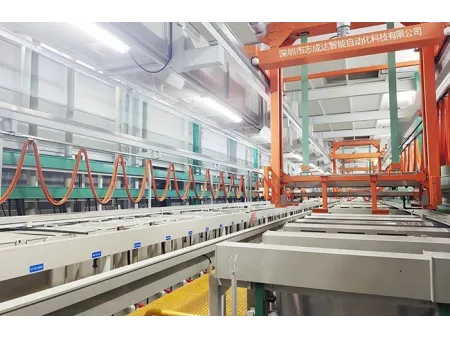 Automated Barrel Plating Line (Overhead Hoist)