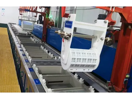 Automated Barrel Plating Line (Sidearm Hoist)