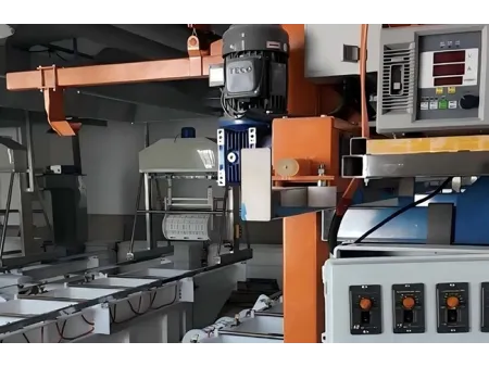 Automated Rack Plating Line (Sidearm Hoist)