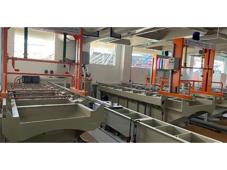 Semi-Auto Barrel Plating Line