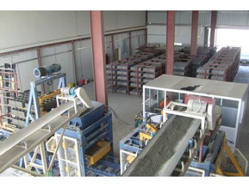 Fully Automatic Block Production Line With Curing Rack