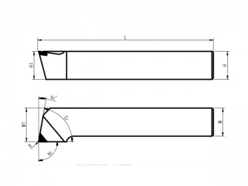 PCD/PCBN External Turning Tools