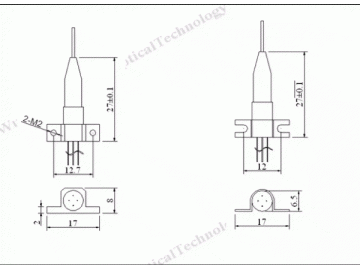 1310nm FP Coaxial Pigtail Laser Diode