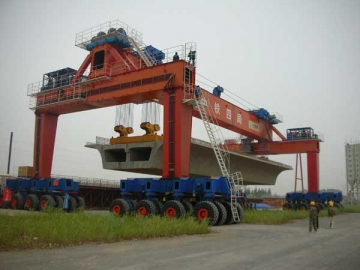 Shipbuilding Rubber Tyred Gantry Crane