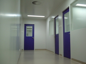 Metal Clip Connection Plasterboard Partition Clean Room Wall Panel System