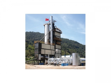 Asphalt Mixing Plant ( Integrated Bins for Finished Product )