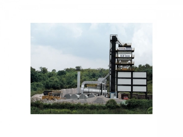 Asphalt Mixing Plant ( Integrated Bins for Finished Product )