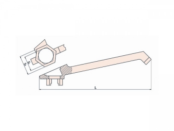 179A Non Sparking Single End Drum Wrench