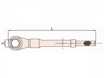 180B Non Sparking Adjustable Ratchet Wrench