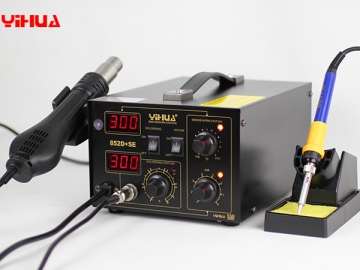 YIHUA-852/852D/852D  Series 2 in 1 Hot Air Rework Station with Soldering Iron