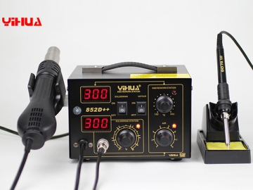 YIHUA-852D   Hot Air Rework Station with Soldering Iron