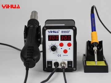 YIHUA-898D/898D  Series Hot Air Rework Station with Soldering Iron