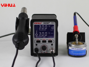 YIHUA-995D/995D LCD SMD Hot Air Rework Station with Soldering Iron YIHUA-995D/995D LCD SMD Hot Air Rework Station with Soldering Iron