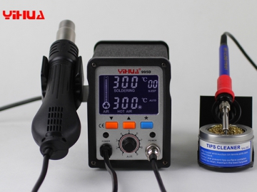 YIHUA-995D/995D  LCD SMD Hot Air Rework Station with Soldering Iron