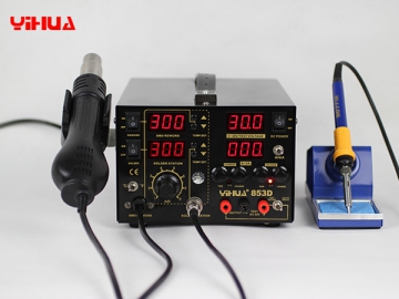YIHUA-853DA/853D/853D  Soldering Rework Station with Power Supply