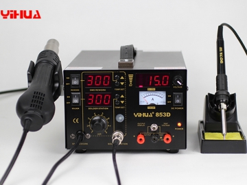 YIHUA-853DA/853D/853D  Soldering Rework Station with Power Supply