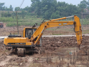 Extension Arm Excavator