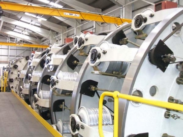 KJY Cradle Type Steel Wire Armoring Machine