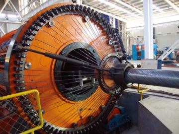 Flat Steel Wire Armoring Machine