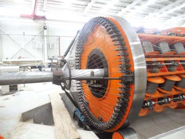 Flat Steel Wire Armoring Machine