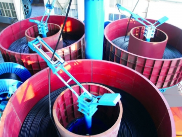CYL Vertical Type Laying Up And Steel Wire Armoring Machine