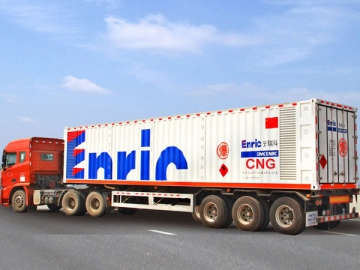 CNG Tube Trailer, Tube Skid <small>(with 12 CNG Cylinders)</small>