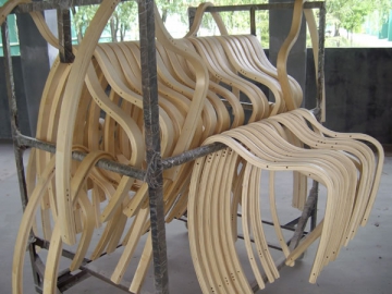 Radio Frequency Press <small> Curved Plywood Press</small>