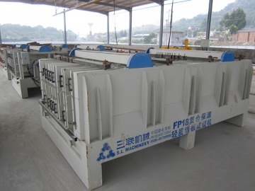 Wall Panel Production Line, Stationary Type