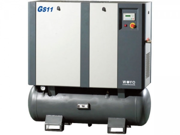 Rotary Screw Air Compressor  <small>(Tank Mounted Compressor)</small>