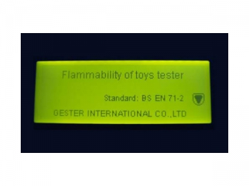 Toy Flammability Testing Machine
