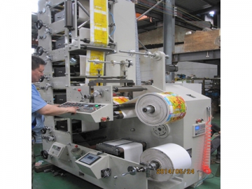 Flexographic Printing Press <small>(RY480 Label Printing Machine)</small>