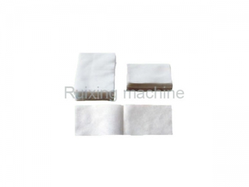 QX-Rf Cotton Pad Machine <small>(Nonwoven Facial Pad Machine)</small>