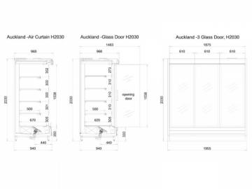 Low Front Multideck Display Cabinet