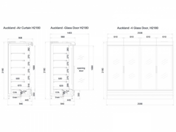 Low Front Multideck Display Cabinet