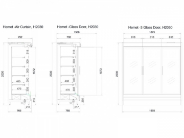 Low Front Multideck Display Cabinet