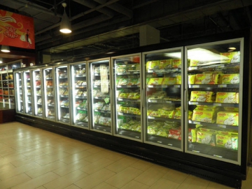 Large Capacity Glass Door Freezer / Chiller