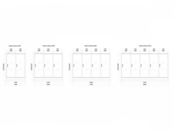 Large Capacity Glass Door Freezer / Chiller