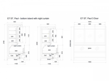 Wall Site Combi Freezer