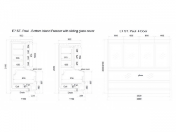 Wall Site Combi Freezer