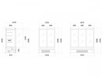 Glass Door Freezer / Glass Door Chiller