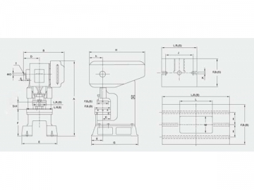 C Frame Stamping Press (25-65 Tons), APL Series