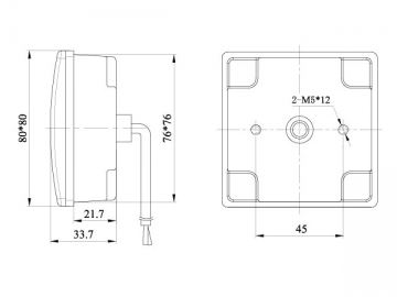 Rear Position Lamp/Rear End Outline Marker Lamp