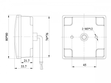 LED Rear Combination Lamp (Fog/Reverse)