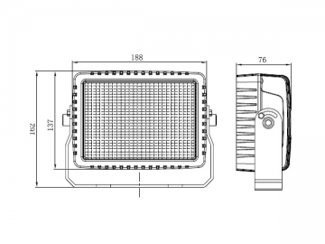 LED Work Lamp, 5×8 Series