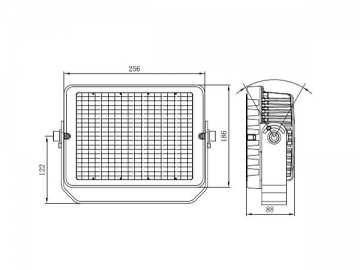 LED Work Lamp, 8×10 Series