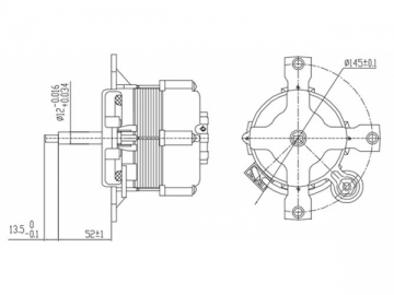 AC Motor, 95mm