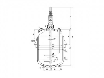 Glass-Lined Reactor, F Type